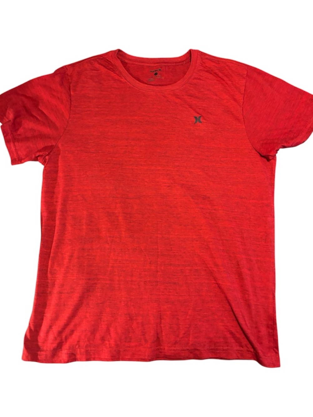 Hurley Red Short Sleeve Crew Neck Tee